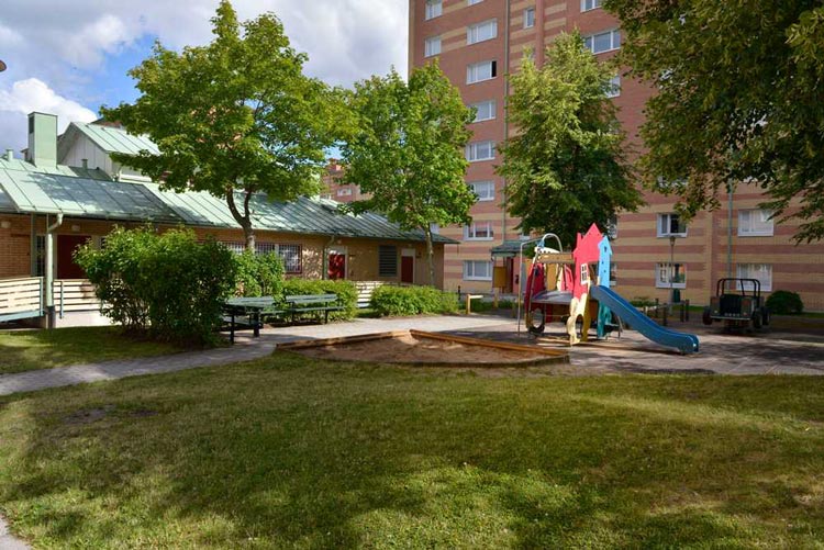 Lekplats utanför föreningen